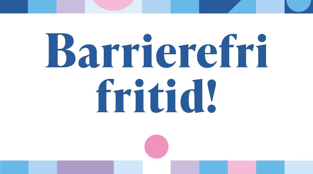 Logo til Barrierefri fritid! prosjekt
